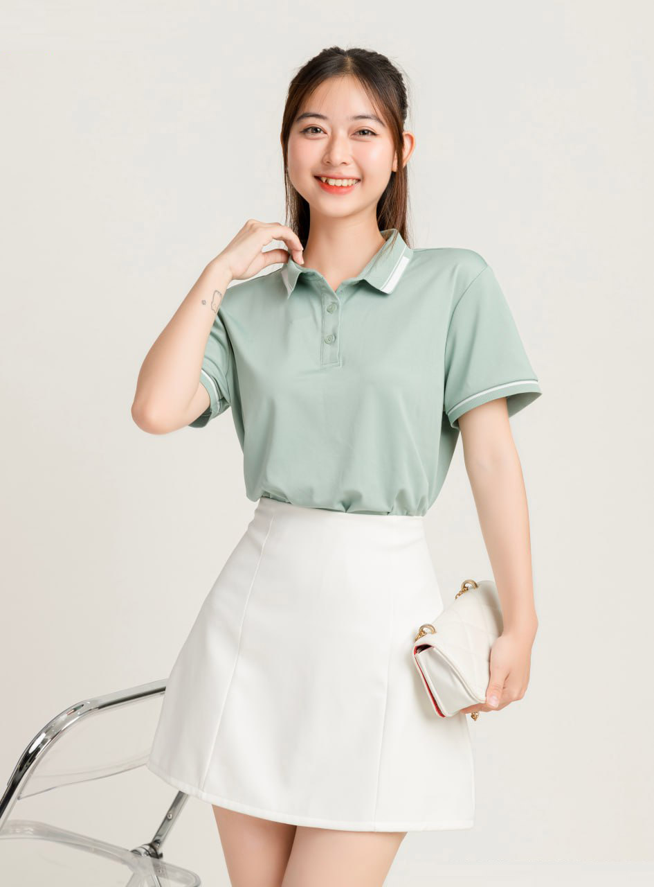 Áo Polo Basic Nữ Tay Ngắn